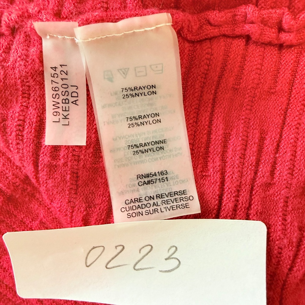 Karl Lagerfeld Paris Women’s Wine Red Cardigan Sweater – Size‎ S - Picture 8 of 8